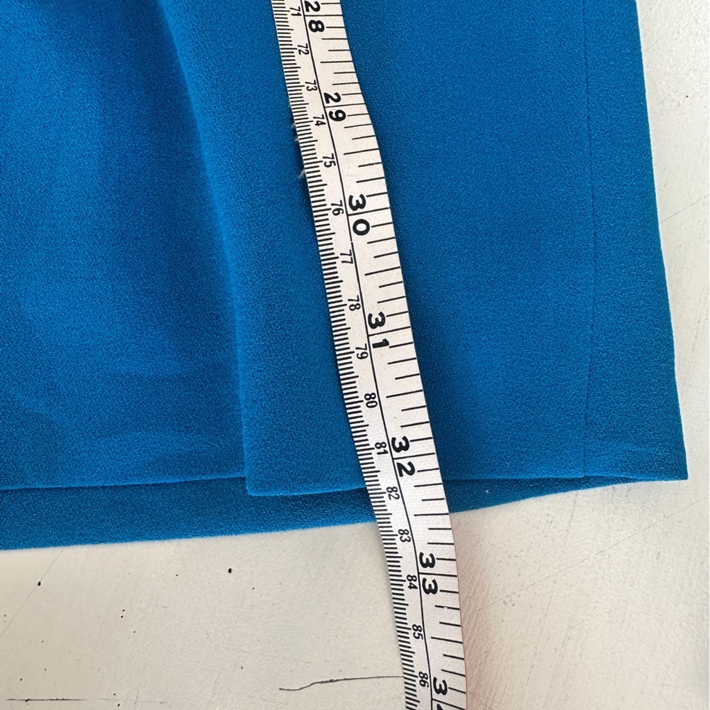 Vintage Steven Stolman - Ann Taylor Mini Dress- Button Back - Teal - Size 6 - Picture 10 of 10